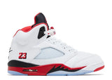 Jordan 5 Retro Fire Red Black Tongue (2025)