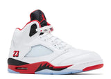 Jordan 5 Retro Fire Red Black Tongue (2025)