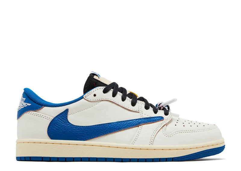 Jordan 1 Retro Low OG SP Fragment x Travis Scott Sail Military Blue