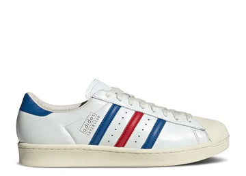 adidas Superstar Vintage White Blue Better Scarlet Made in Germany