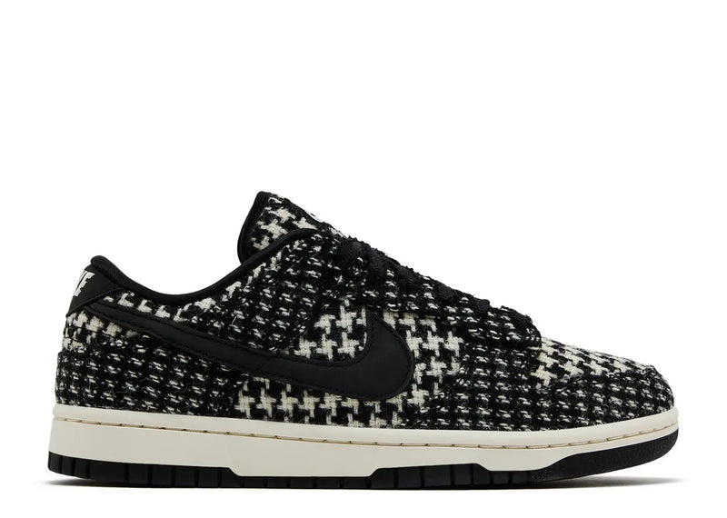 Nike Dunk Low Harris Tweed White Black Multi (W)
