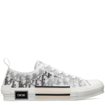B23 Low-Top Sneaker Dior Oblique Canvas in Weiß und Schwarz
