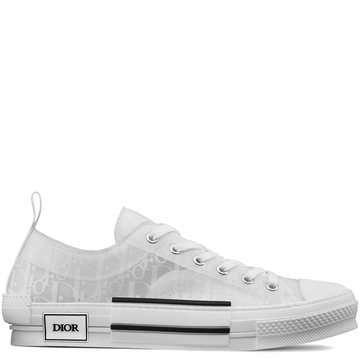 B23 Low-Top Dior Oblique Canvas in Weiß