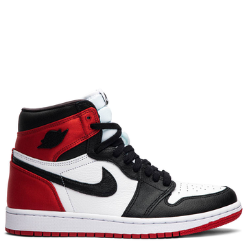 Jordan 1 Retro High Satin Black Toe (W)