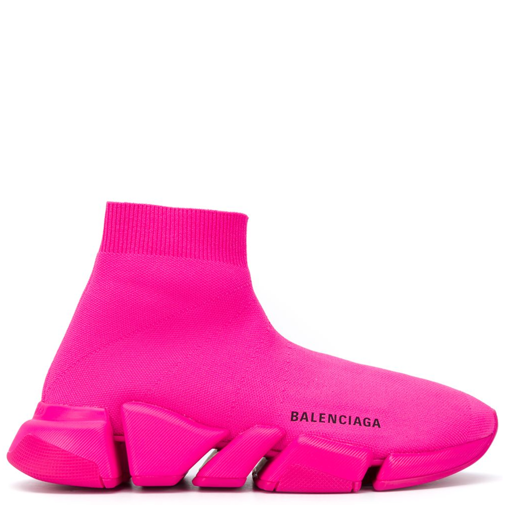 Pink balenciaga speed cheap